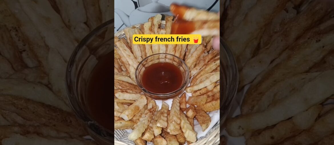 crispy  french fries recipe |fries recipe|#frenchfries#fries #potatosnacks#shorts  #trending