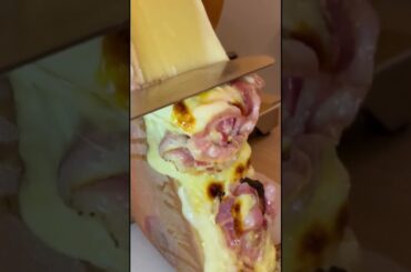 Molten Raclette Scraped on Crispy Prosciutto & Artisan Sourdough