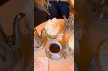 We are tourists #paris #france #carette #hotchocolate #food #dessert #drink #whippedcream #french