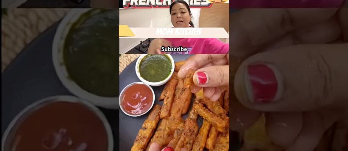 Bharti Singh Unique French Fries Viral Recipe #shorts #bhartisingh #frenchfries