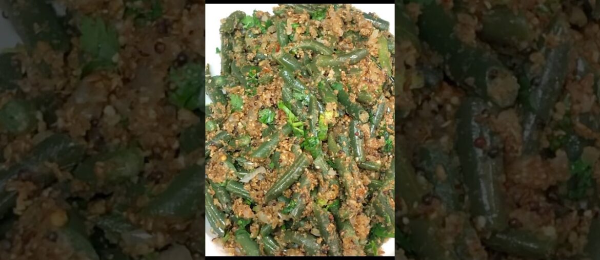 Nutty Beans | lunch box ideas | tiffin |easy recipes |sabji |#indianrecipes |french Beans #