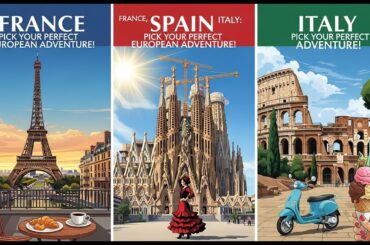 France, Spain, Italy: The Ultimate Guide to Planning Your European Vacation