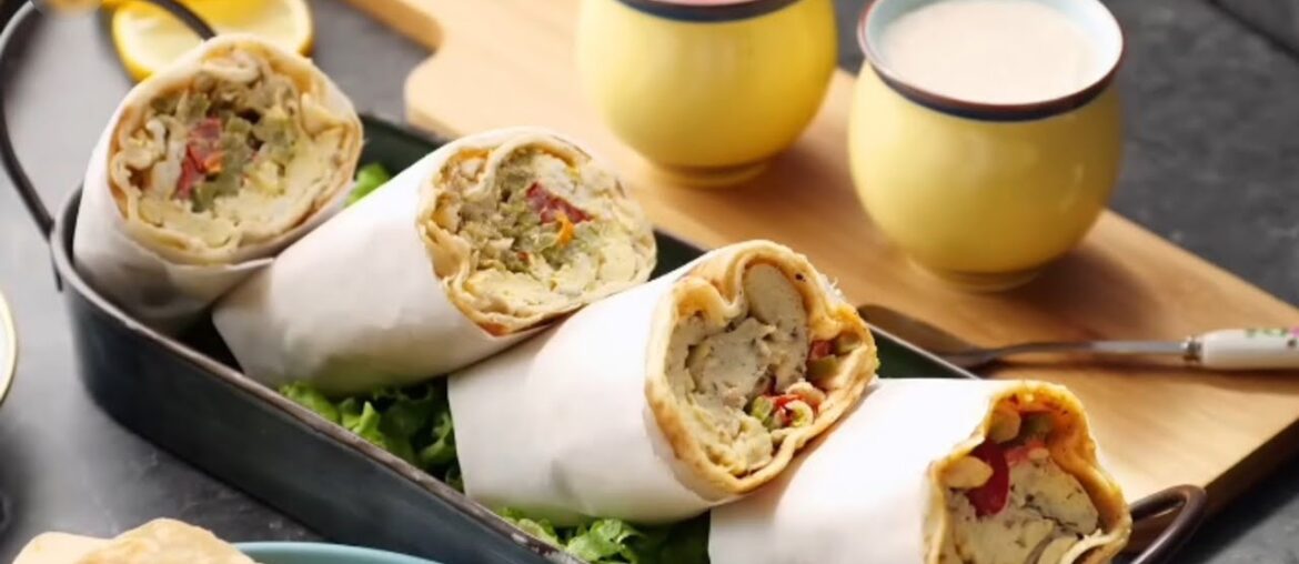 Gourmet Breakfast Burrito - 4 Ways | Breakfast Egg Burritos Recipe | how to make bread omelette