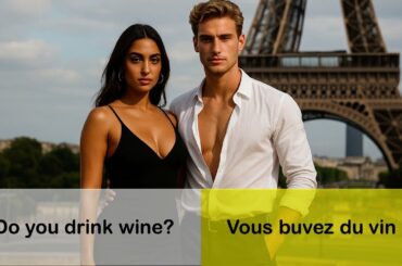 Say it in French I Do you drink wine