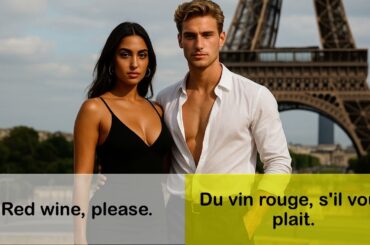 Say it in French I Red wine, please