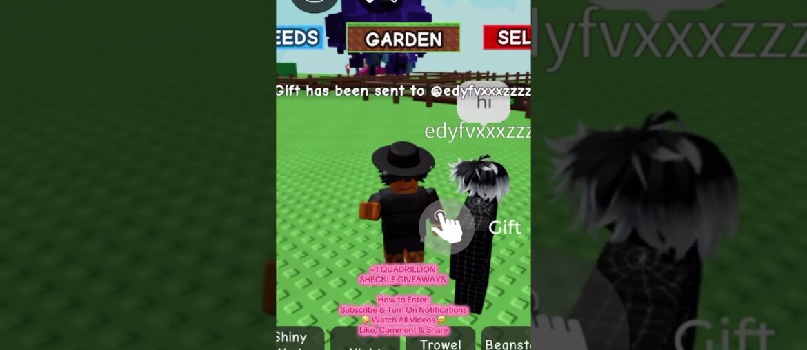 +10 QUADRILLION SHECKLE GIVEAWAYS @dariusfarmss +10 QUADRILLION SHECKLE GIVEAWAYS @dariusfarmss