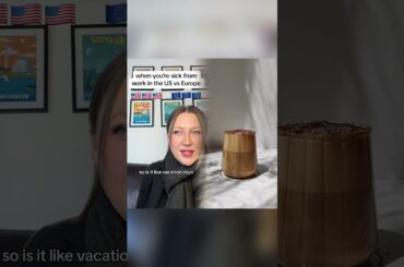 when you’re sick from work in the US vs Europe #usa #american #europe #corporatelife #french