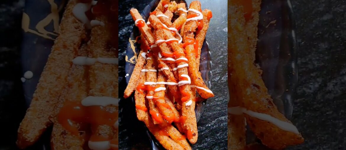 Crispy Long French Fries #shorts #viral #trending #youtubeshorts