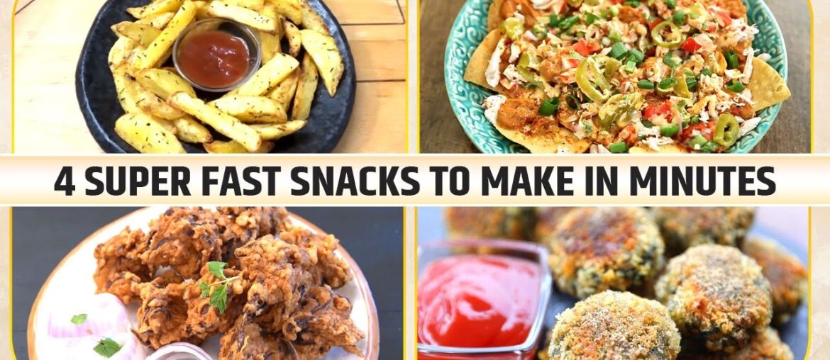 4 Instant Snacks You Must Try | French Fries, Chicken Nachos, Pakora & Tikki 4 Instant Snacks You Must Try | French Fries, Chicken Nachos, Pakora & Tikki