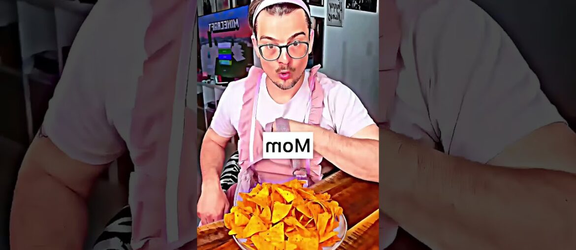 Food Prank with Nacoz Chips and popcorn. Food Lover Food Prank with Nacoz Chips and popcorn. Food Lover