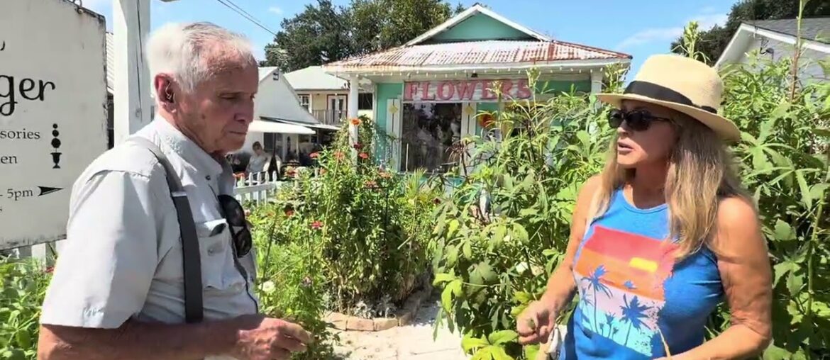 Talking Taste & Seeds in The French Potager Garden. Bay St. Louis, Mississippi.