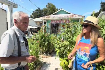 Talking Taste & Seeds in The French Potager Garden. Bay St. Louis, Mississippi.