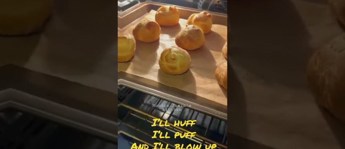 Best Choux Pastry aka French Cream Puff that rise to the max