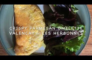 Crispy Parmesan Omelette| Simple Supper & Wine Pairing | Frugal & Elegant!