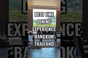 Best Fine Dining Experience in Thailand? Two Michelin Star Restaurant Cote #shorts #food #mukbang