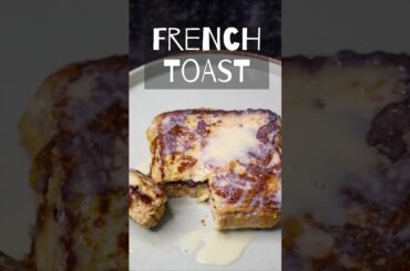 Crispy & Fluffy French Toast | Easy Recipe #shorts #recipe #frenchtoast