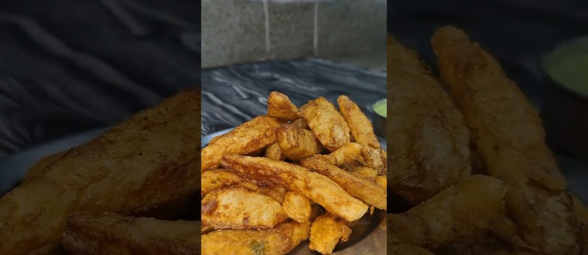 crunchy Potato Fry Receipe like French fries #food #shorts #cooking #indian food