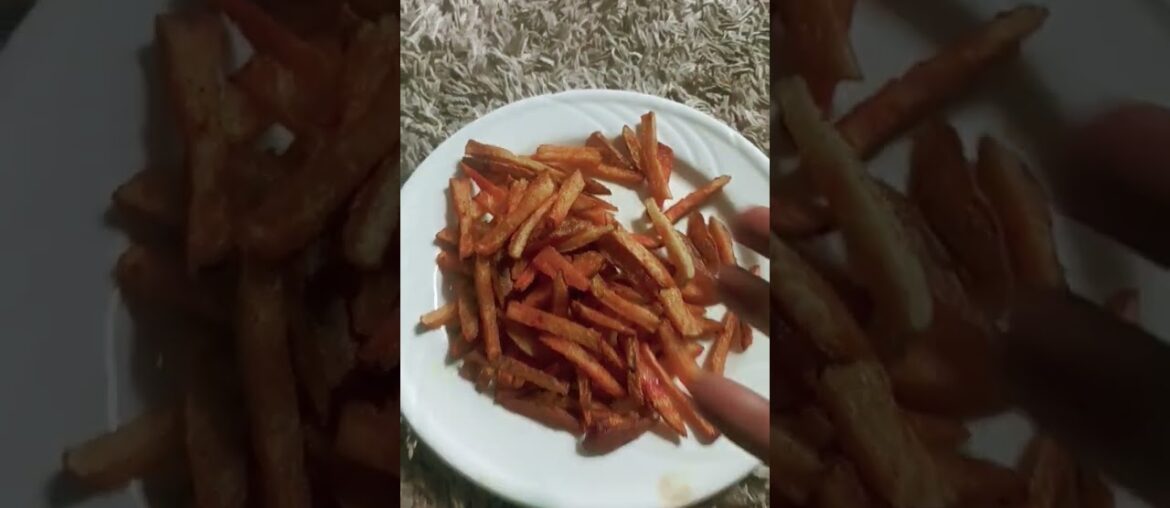 Subah ka nashta french fries ke sath