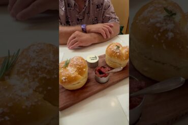 Steakhouse 71 French onion soup and rolls were awesome starters.  Love this dining option