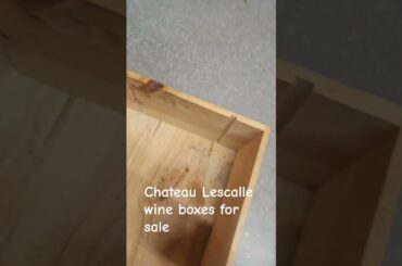 Chateau Lescalle Wine Boxes for sale in Bradenton #shorts #wine