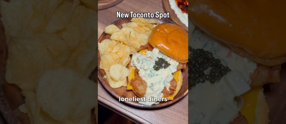 Not actually lonely inside #toronto #foodie #food #tiktok #citybar #neighborhoodbar #frenchmartini