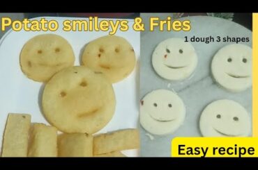 McCain French Fries or other potato-based frozen snacks Potato Smileys @Creatorpinkyv