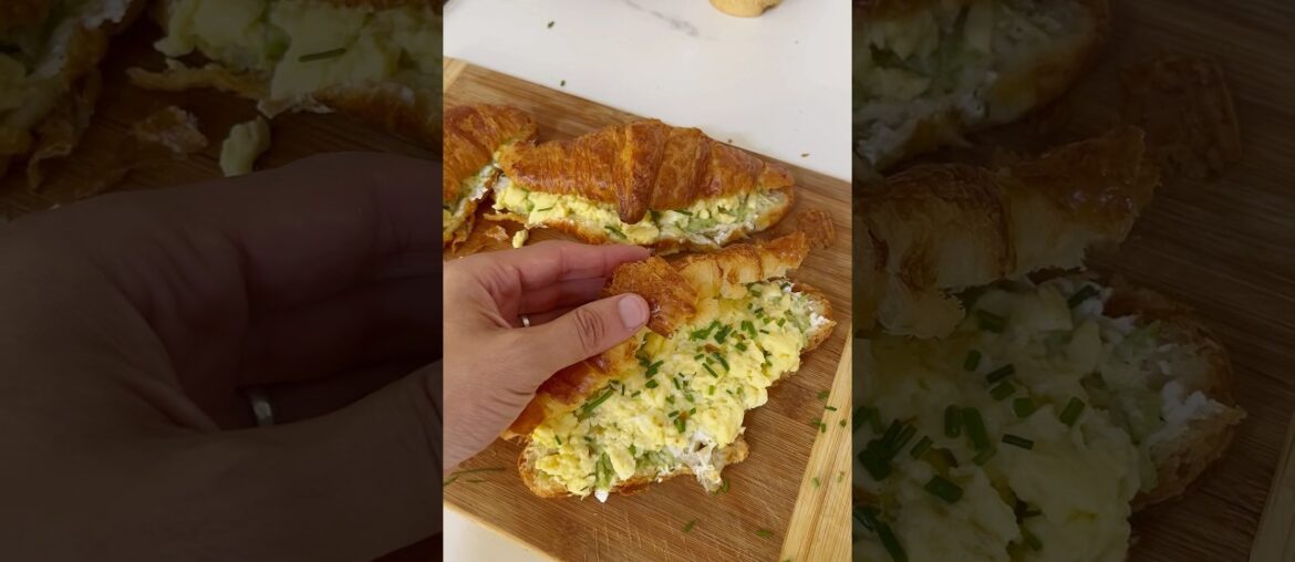 The Perfect Breakfast Croissant The Perfect Breakfast Croissant