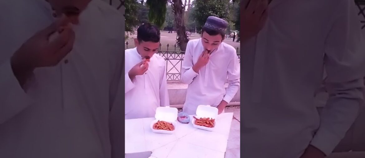 French Fries Eating Challenge #shorts #viral #trending