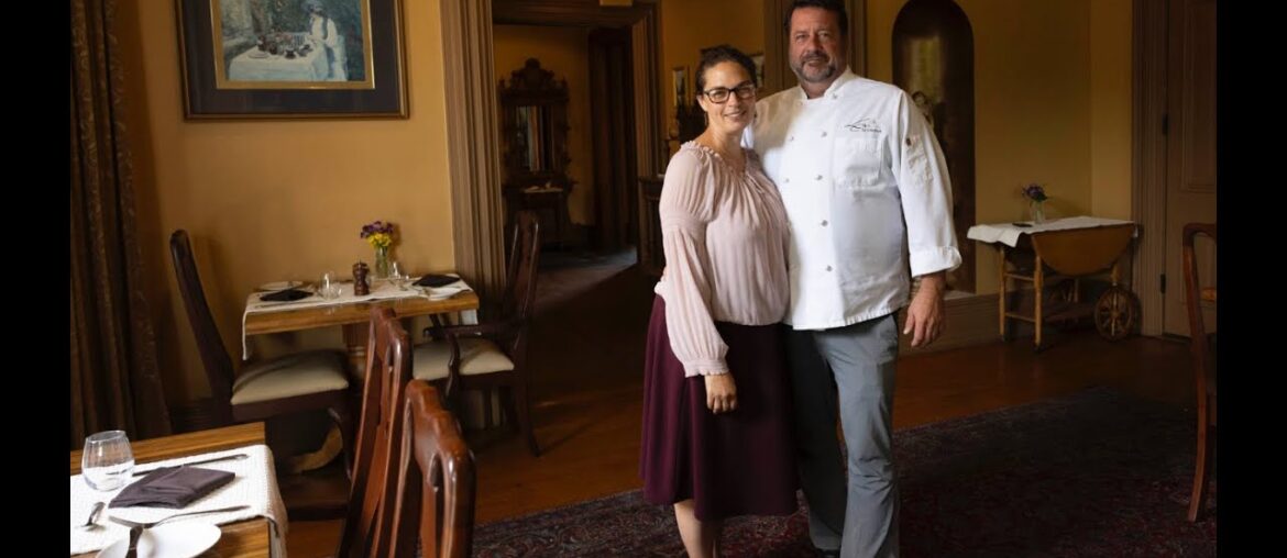 Dining at Le Chateau in La Crosse, Wisconsin