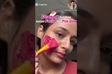 Beetroot Face Pack for instant Pink Glow and Skin #recipe #france #skincare #glow #glowingskin #face