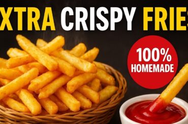 Crispy Potato Fries Recipe | Perfect Golden French Fries at Home