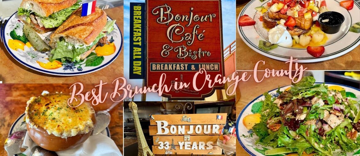 Best Breakfast - Brunch - Lunch in Orange County. Check out this hidden French Cafe in Dana Point CA