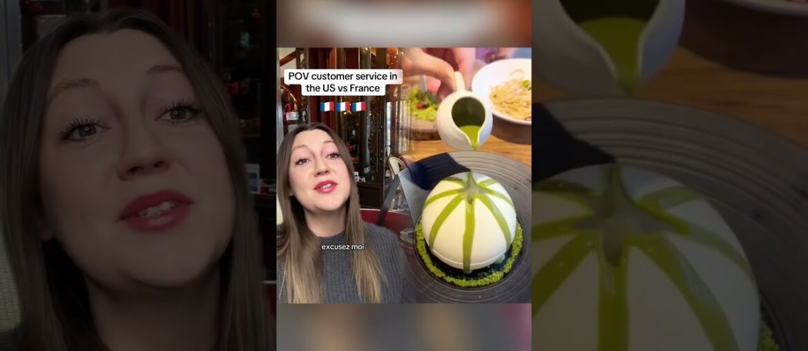 Customer service in the US vs France #usa #american #france #french #restaurant