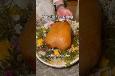 The only Michelin-starred restaurant in Oakville #toronto #foodie #torontolife #oakville