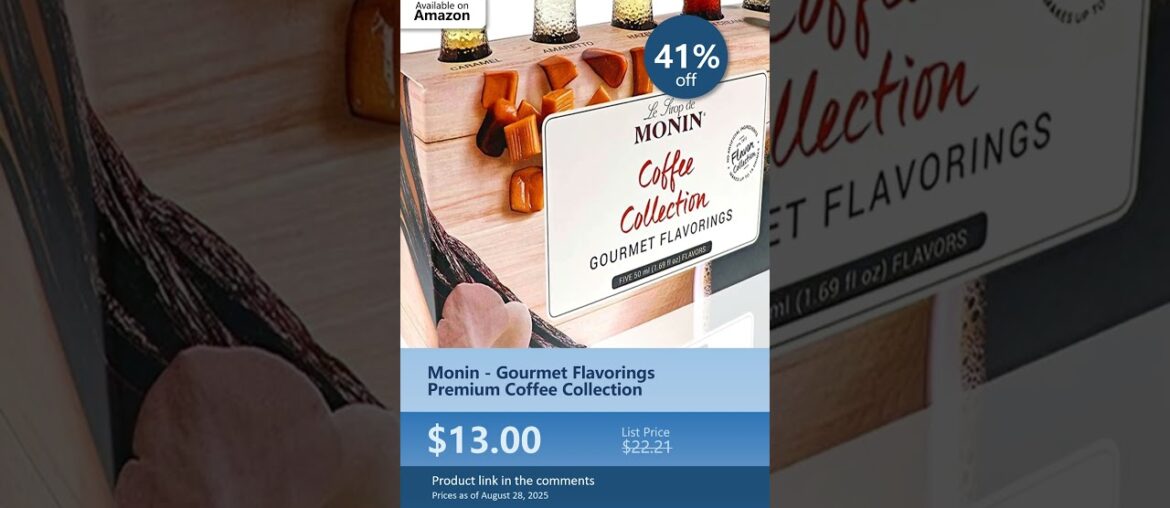 Monin - Gourmet Flavorings Premium Coffee Collection