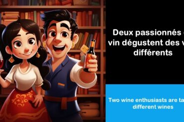 Say it in French I Two wine enthusiasts are tasting different wines
