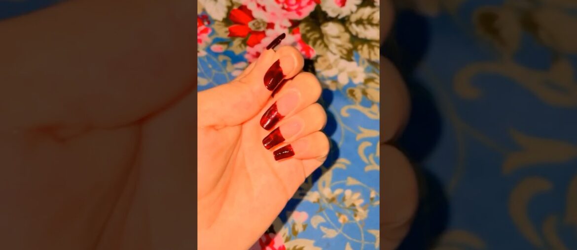 Dark Wine French Tip Nails | Real Nail Art | Nail Design 2025 Dark Wine French Tip Nails | Real Nail Art | Nail Design 2025