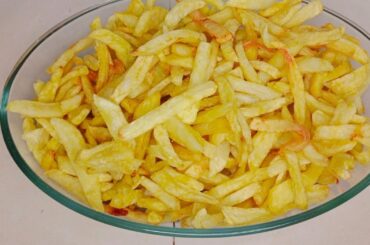 How to Make French Fries (Chips) at Home | Crispy/Crunchy & Delicious | Simple Fries Recipe