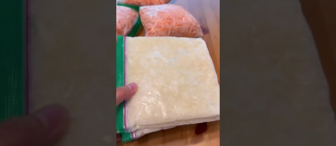 “How to freeze French fries, onion, green chili”