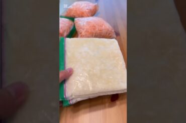 “How to freeze French fries, onion, green chili”