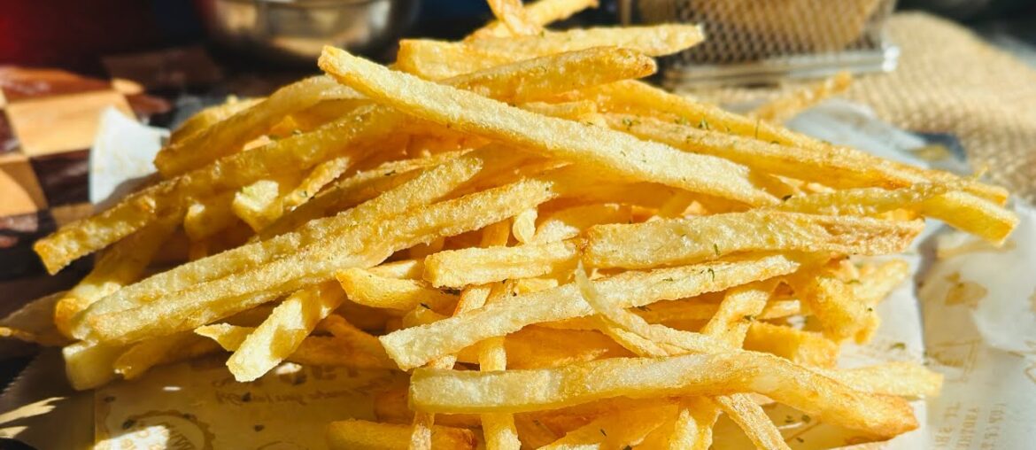 Mc Donald’s Crispy French Fries Recipe | Easy & Extra Crunchy