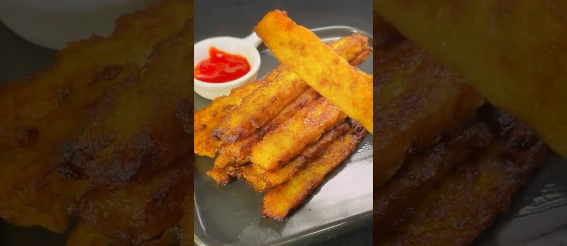 Fry crispy French fries at home #breakfastfood #heathybreakfast #cooking #potato #potatochips