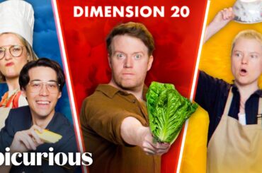 Brennan Lee Mulligan and the 'Dimension 20' Cast Test Their Basic Culinary Skills | Epicurious