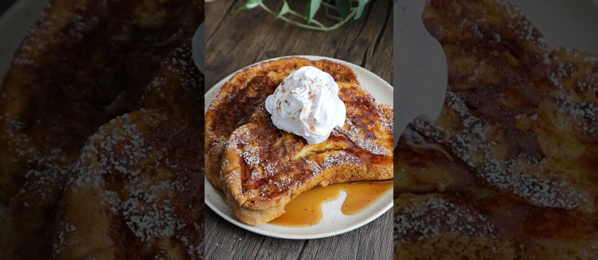 Pumpkin French Toast #glutenfree #autumn #shorts Pumpkin French Toast #glutenfree #autumn #shorts