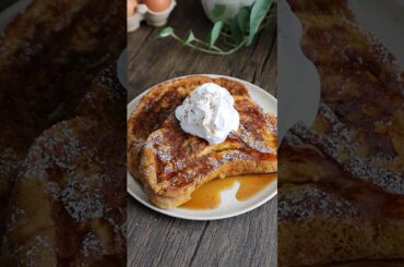 Pumpkin French Toast #glutenfree #autumn #shorts