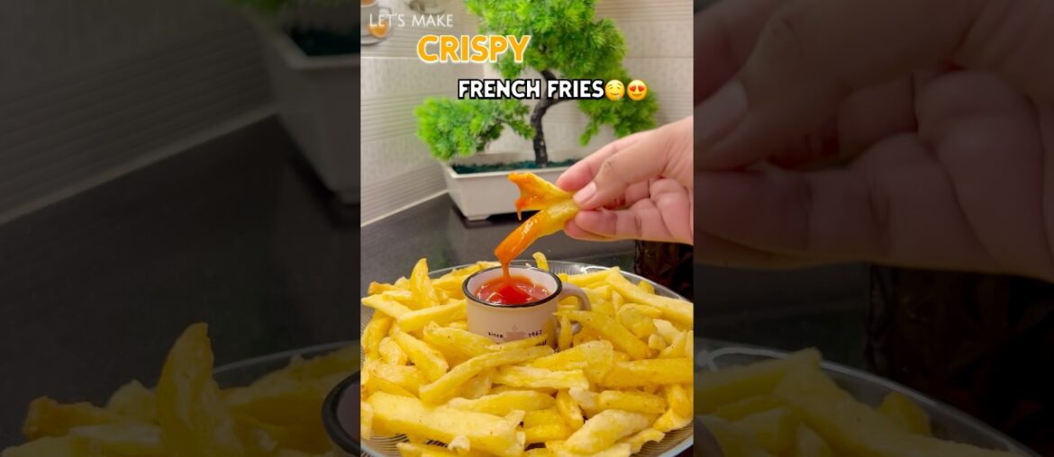 Perfect Crispy Fries in Minutes | French Fries Recipe #shorts