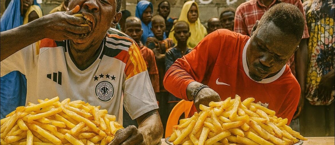 UNFILTERED FRENCH FRIES STREET EATING COMPETITION ( FIRST TO FINISHED  WINS 50,000)