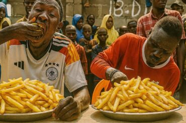 UNFILTERED FRENCH FRIES STREET EATING COMPETITION ( FIRST TO FINISHED  WINS 50,000)
