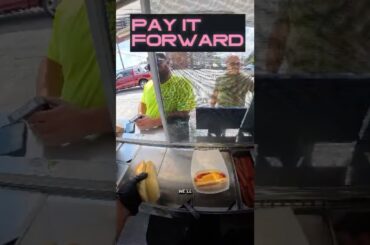 55 hotdogs! 55 fries! 55 burgers! #payitforward #shortsfeed #hotdogcart