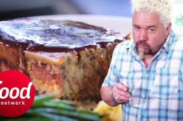 Guy Eats The Most Tender And Moist Meatloaf He Has Ever Tried | Diners, Drive-Ins & Dives